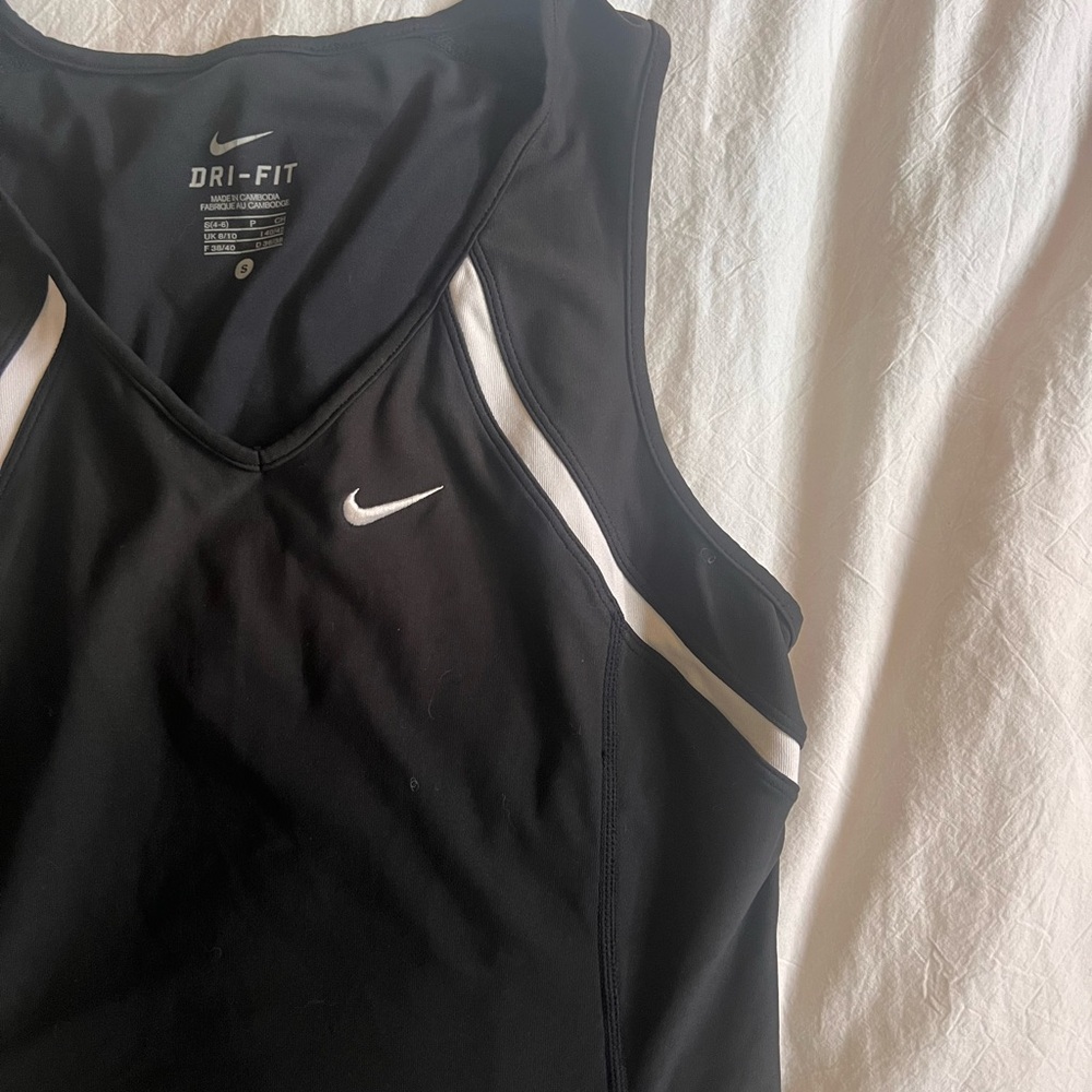 Nike Black and White Dri-FIT tennis dress